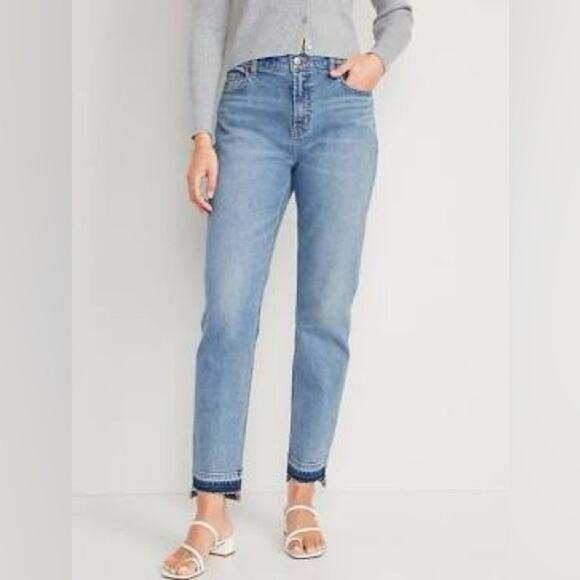 Old Navy Midrise Boyfriend Jeans Blue Women's Jeans Size 22 Plus - Picture 1 of 9